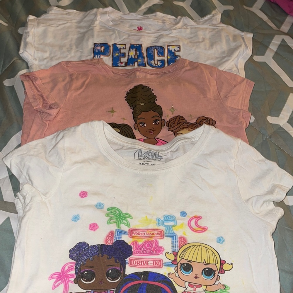 Bundle the 3 tee shirts for girl